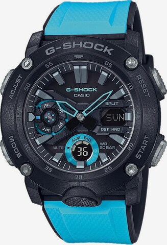 CASIO G-Shock 'GA-2000-1A2ER' in Blau: front