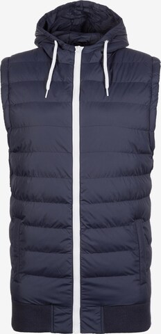 Urban Classics Bodywarmer 'Bubble' in Blauw: voorkant