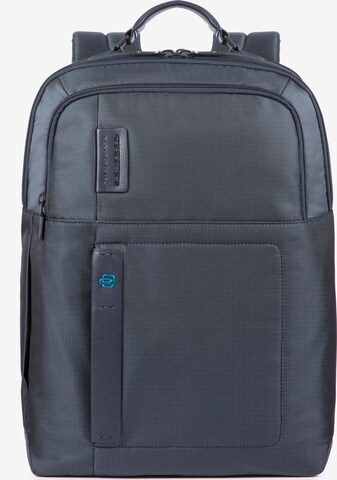 Piquadro Backpack 'P16 Business' in Blue: front