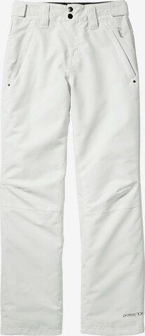 PROTEST Wide leg Workout Pants 'Jackie' in White: front