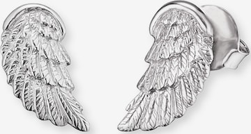 Engelsrufer Earrings 'Flügel' in Silver: front