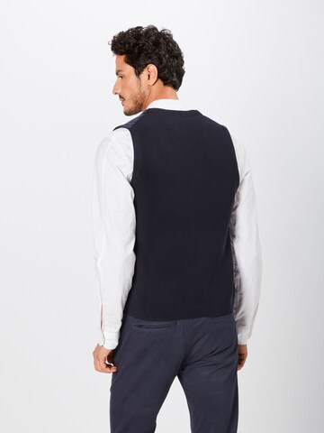 OLYMP Klederdracht gilet in Blauw: terug