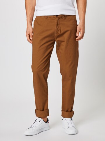 SCOTCH & SODA Normální Chino kalhoty 'Stuart' – hnědá