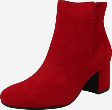 Paul Green Ankle Boots in Red: front