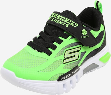 SKECHERS Ketsid 'Flex-Glow Dezlom', värv roheline: eest vaates