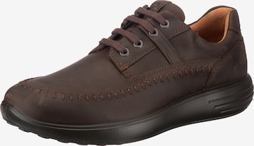 ECCO Lace-Up Shoes in Brown: front