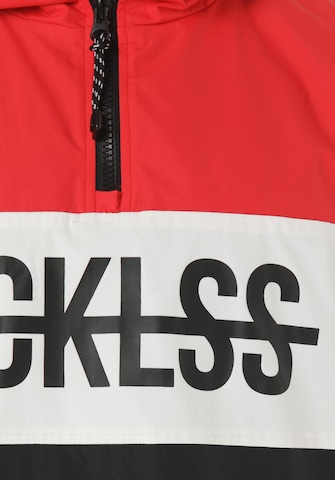 Young & Reckless Tussenjas 'Pull Over Anorak' in Rood