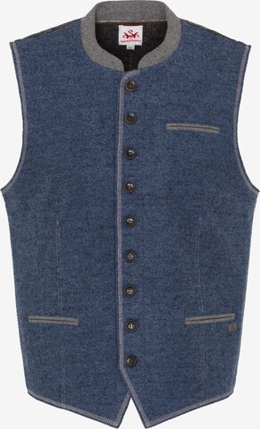 SPIETH & WENSKY Klederdracht gilet 'Novum' in Blauw: voorkant