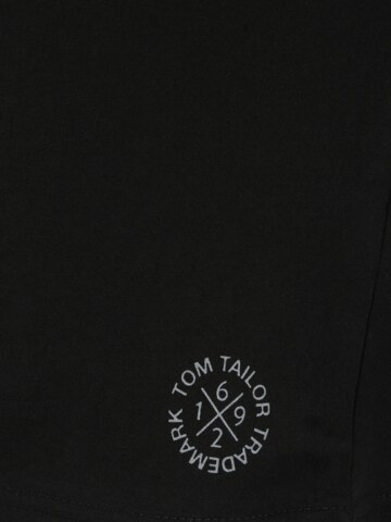 Coupe regular T-Shirt TOM TAILOR Men + en noir