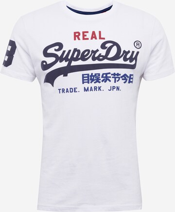 Superdry T-Shirt in Weiß: predná strana