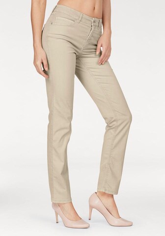 MAC Regular Jeans 'Stella' in Beige: front
