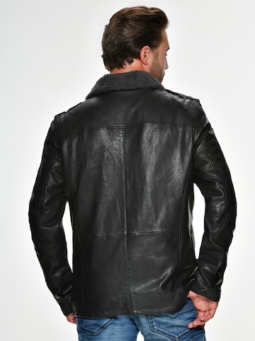 MUSTANG Lederjacke 'Walker RF' in Schwarz