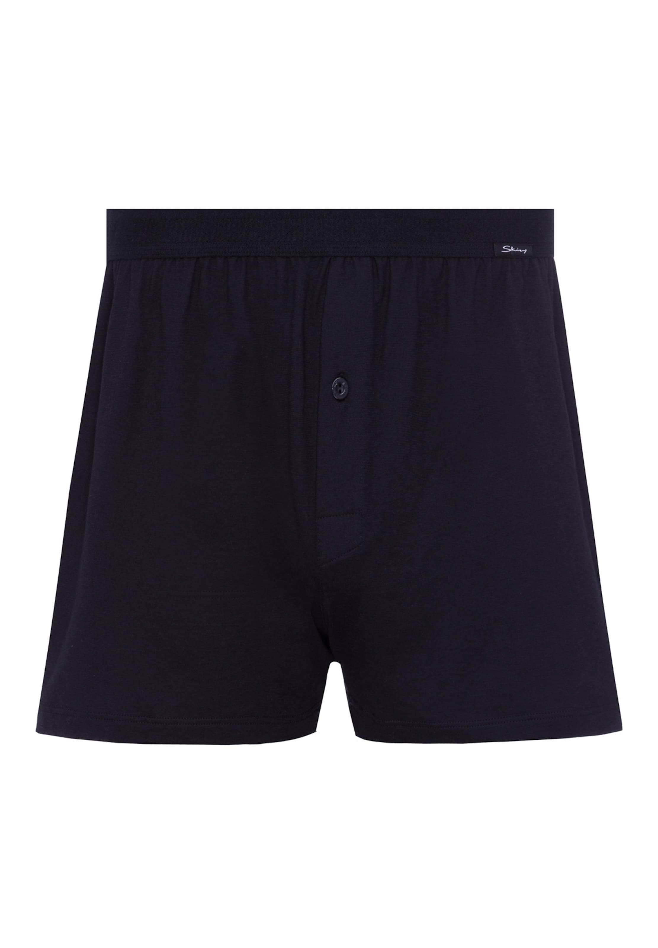Boxer di Skiny in nero: frontale