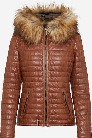 Veste mi-saison 'Fury' OAKWOOD en marron : devant