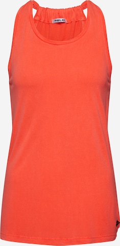 REPLAY Top in Rood: voorkant