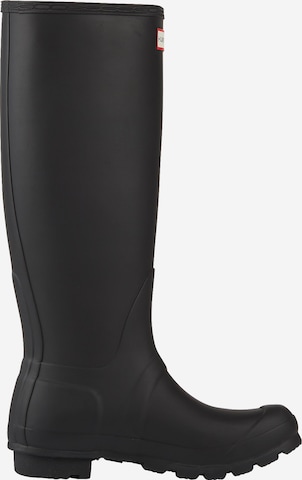 HUNTER Gummistiefel 'Womens Original Tall' in Schwarz: bočná strana