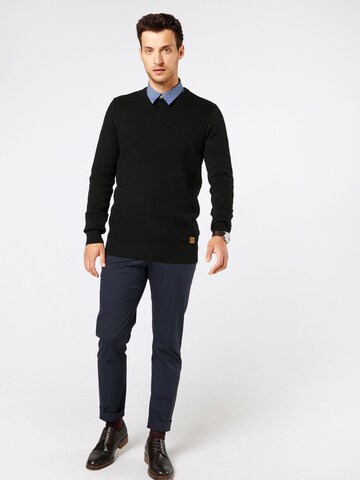 Regular fit Pullover 'CARLO' di Kronstadt in nero