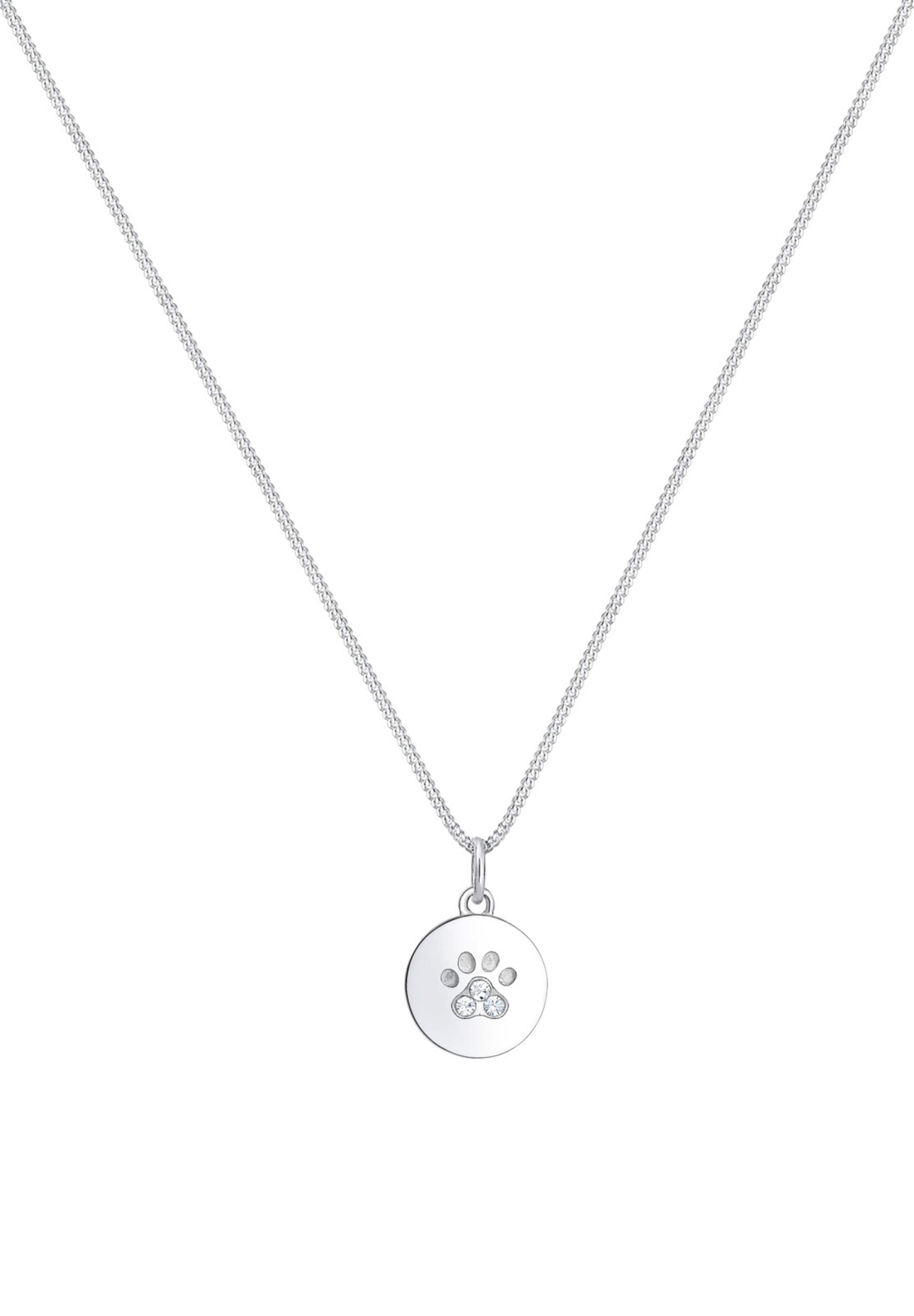 Chaîne 'Pfote' ELLI en argent : devant