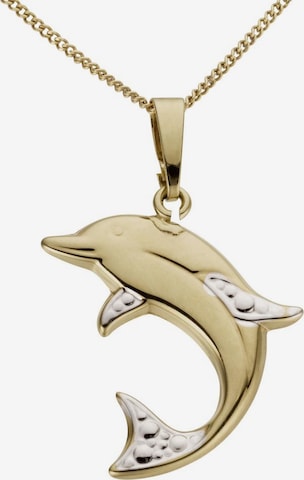 FIRETTI Pendant 'Delfin' in Gold: front