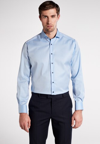 ETERNA Regular fit Business shirt in Blue: front