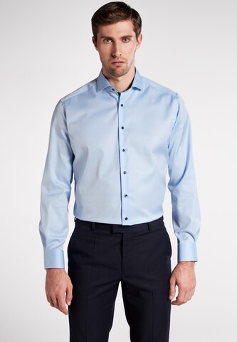 ETERNA Regular fit Business Shirt in Blue: front