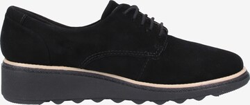 CLARKS Schnürschuh 'Sharon Noel' in Schwarz