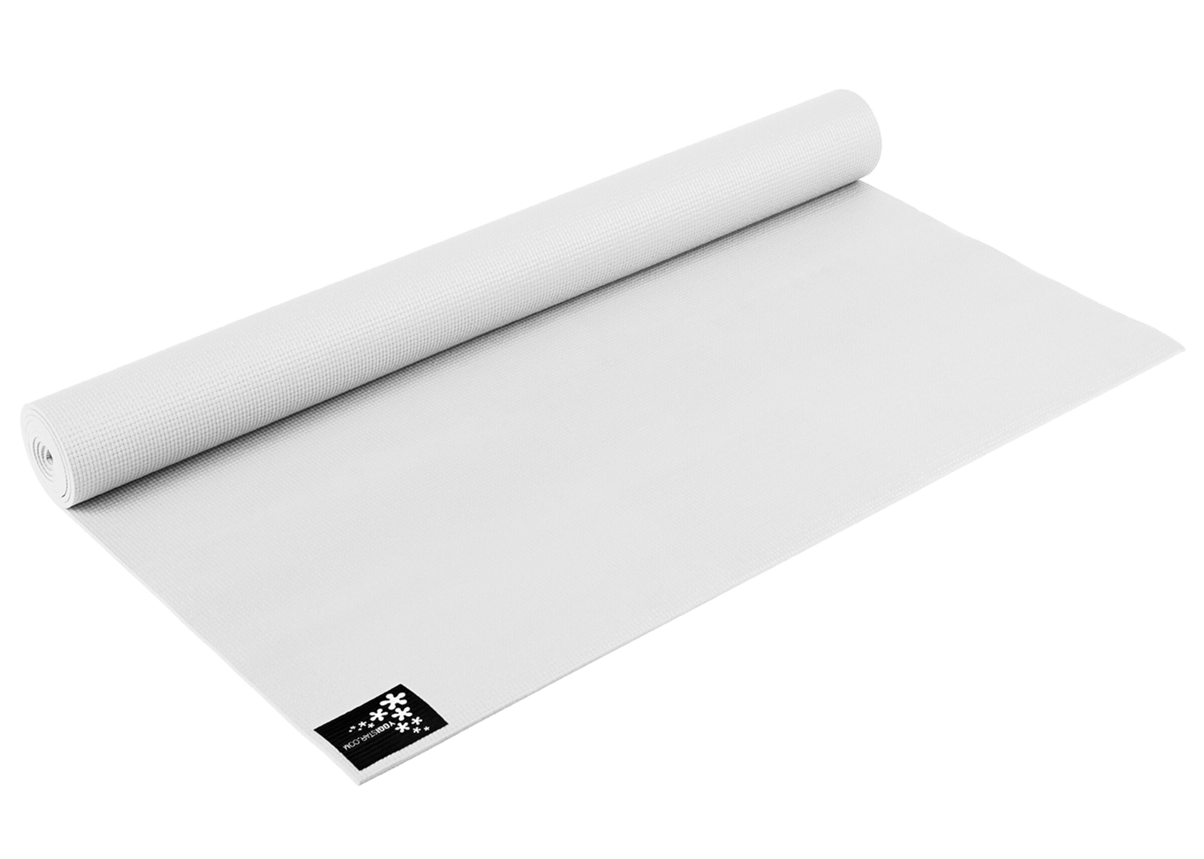 YOGISTAR.COM Yogamatte 'Basic Xxl' in Weiß: Vorderseite