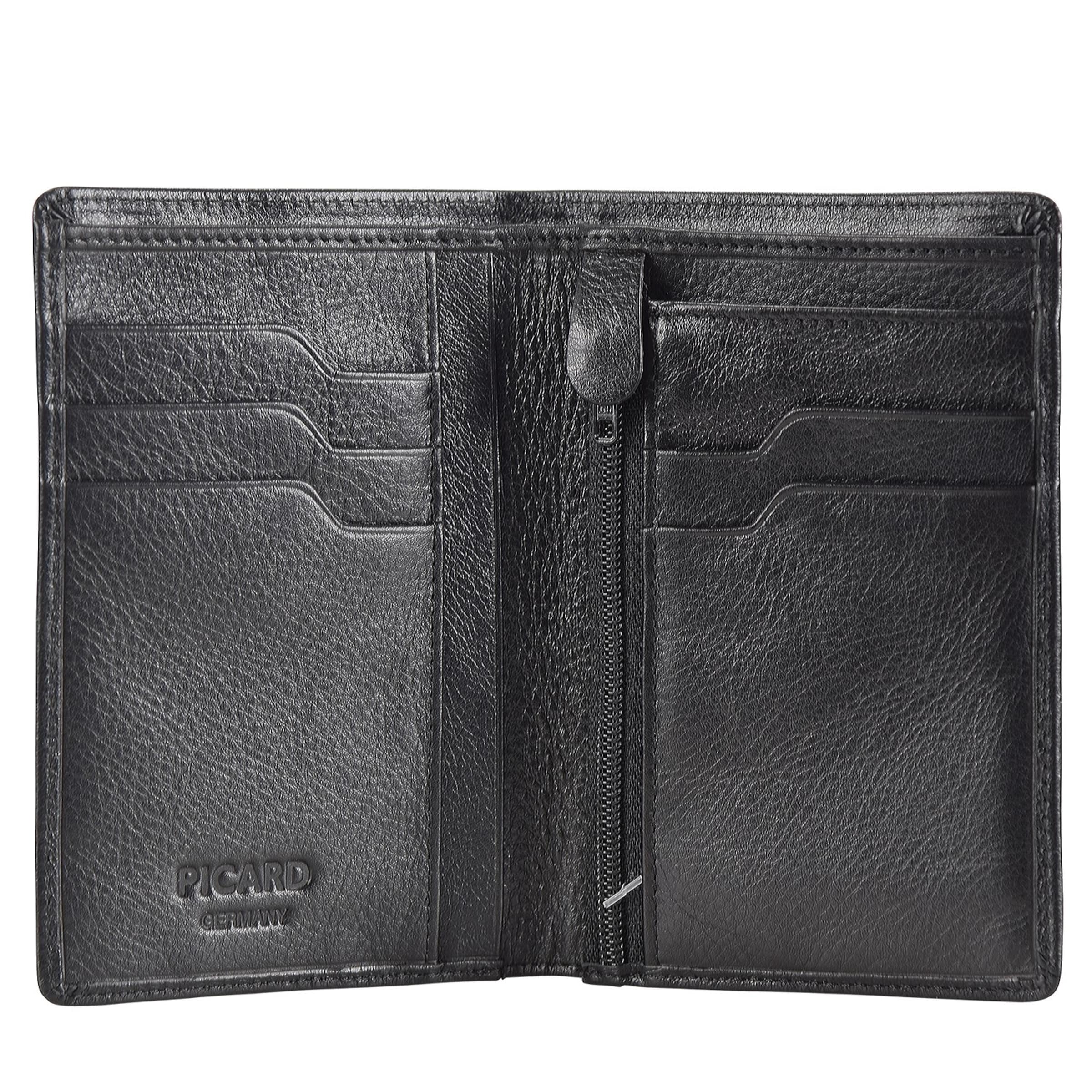 Picard Wallet 'Eurojet' in Black