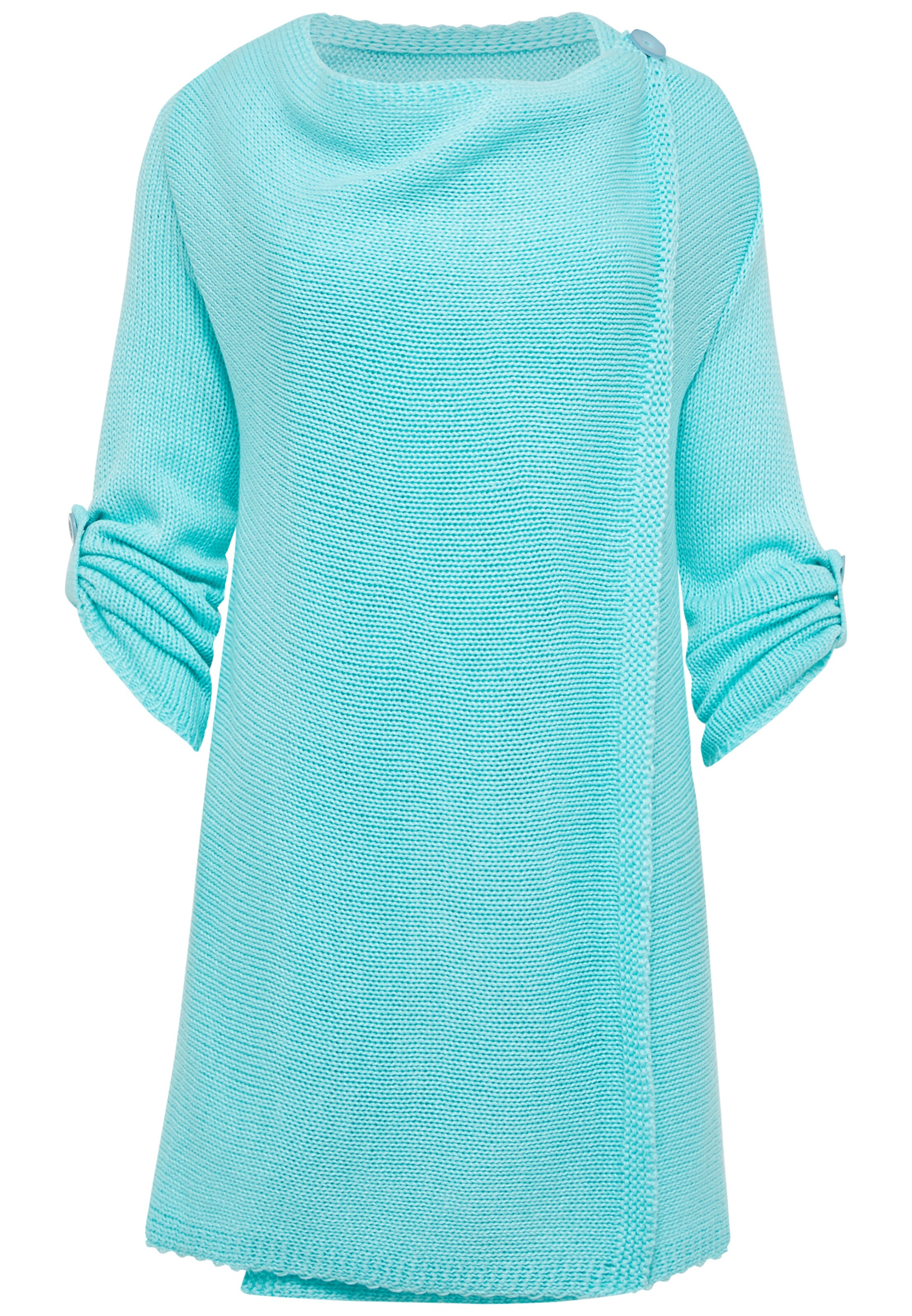 Usha - Gebreid vest in de kleur Turquoise