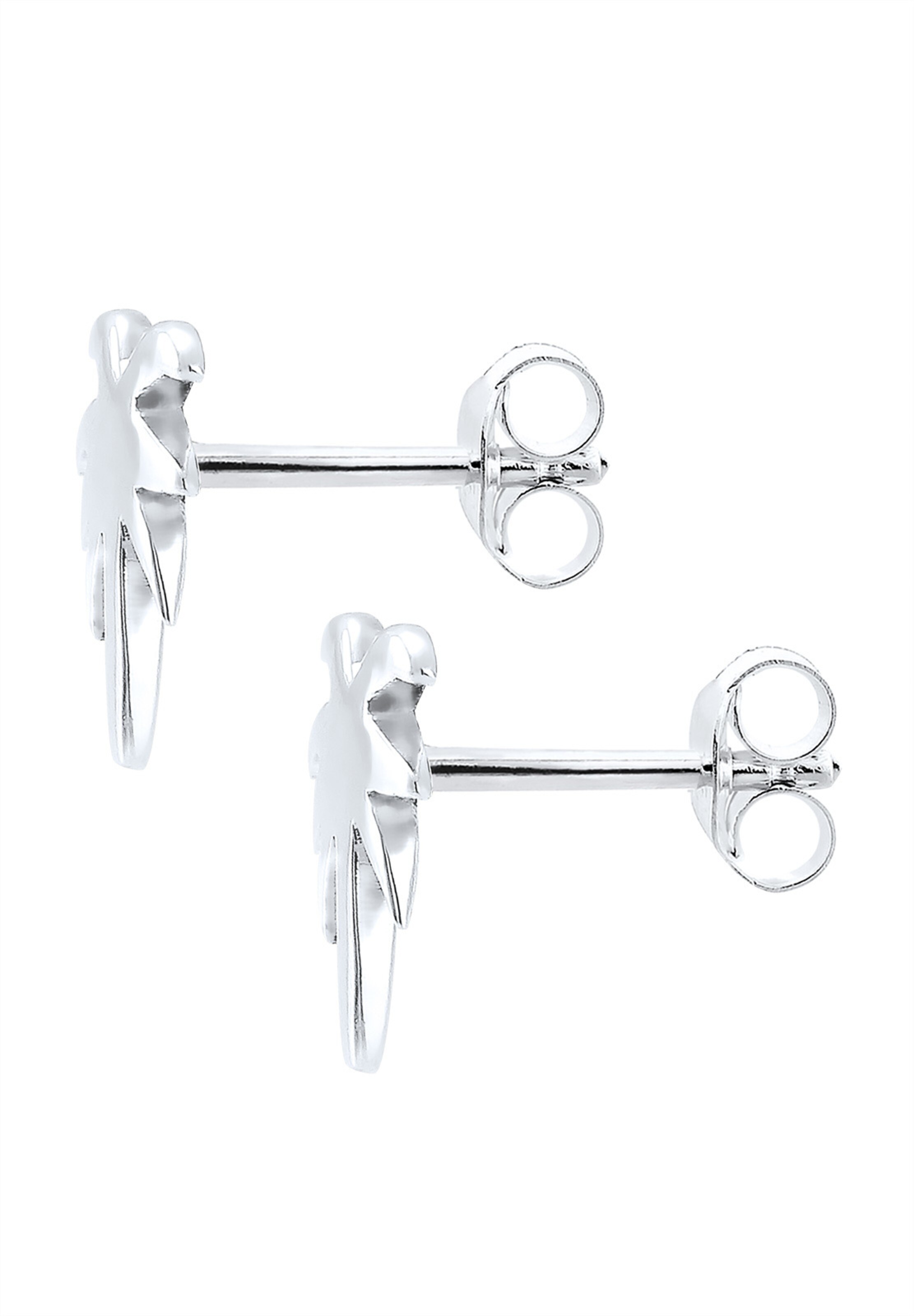 ELLI Oorbellen 'Palme' in Zilver