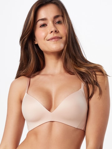 Regular Sutien 'Soft Touch' de la TRIUMPH pe bej: față