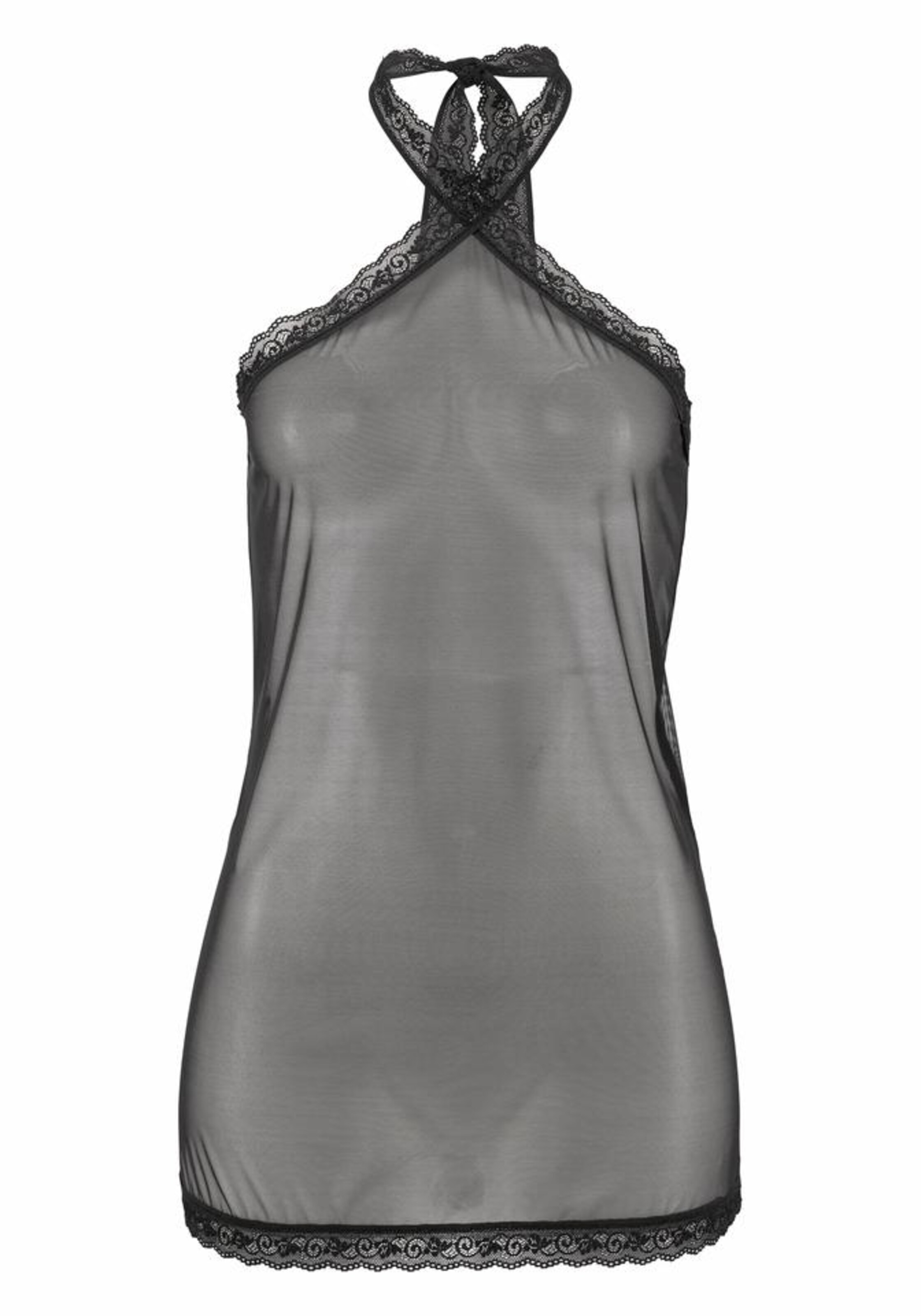 PETITE FLEUR GOLD - Neckholder-Negligè in schwarz