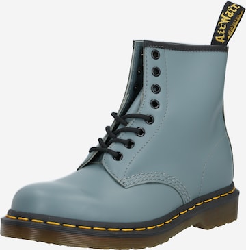 Dr. Martens Lace-Up Ankle Boots '1460' in Grey: front