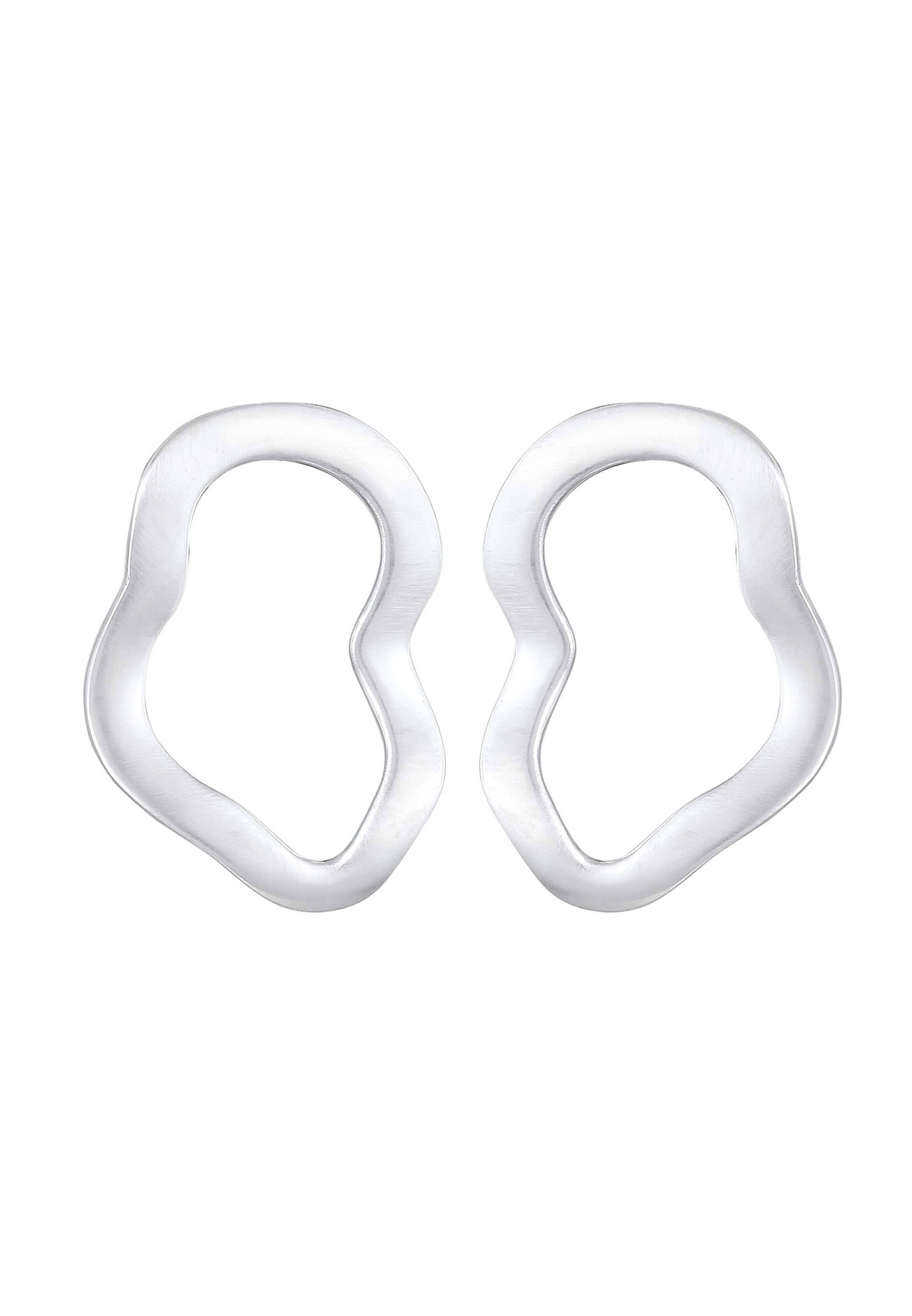 ELLI Earrings 'Organic' in Silver