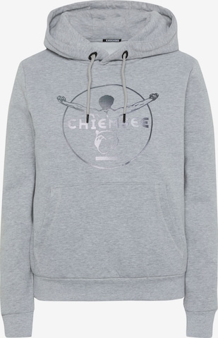 CHIEMSEE Sweatshirt in Grijs: voorkant