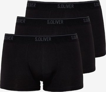 s.Oliver Boxershorts in Schwarz: predná strana