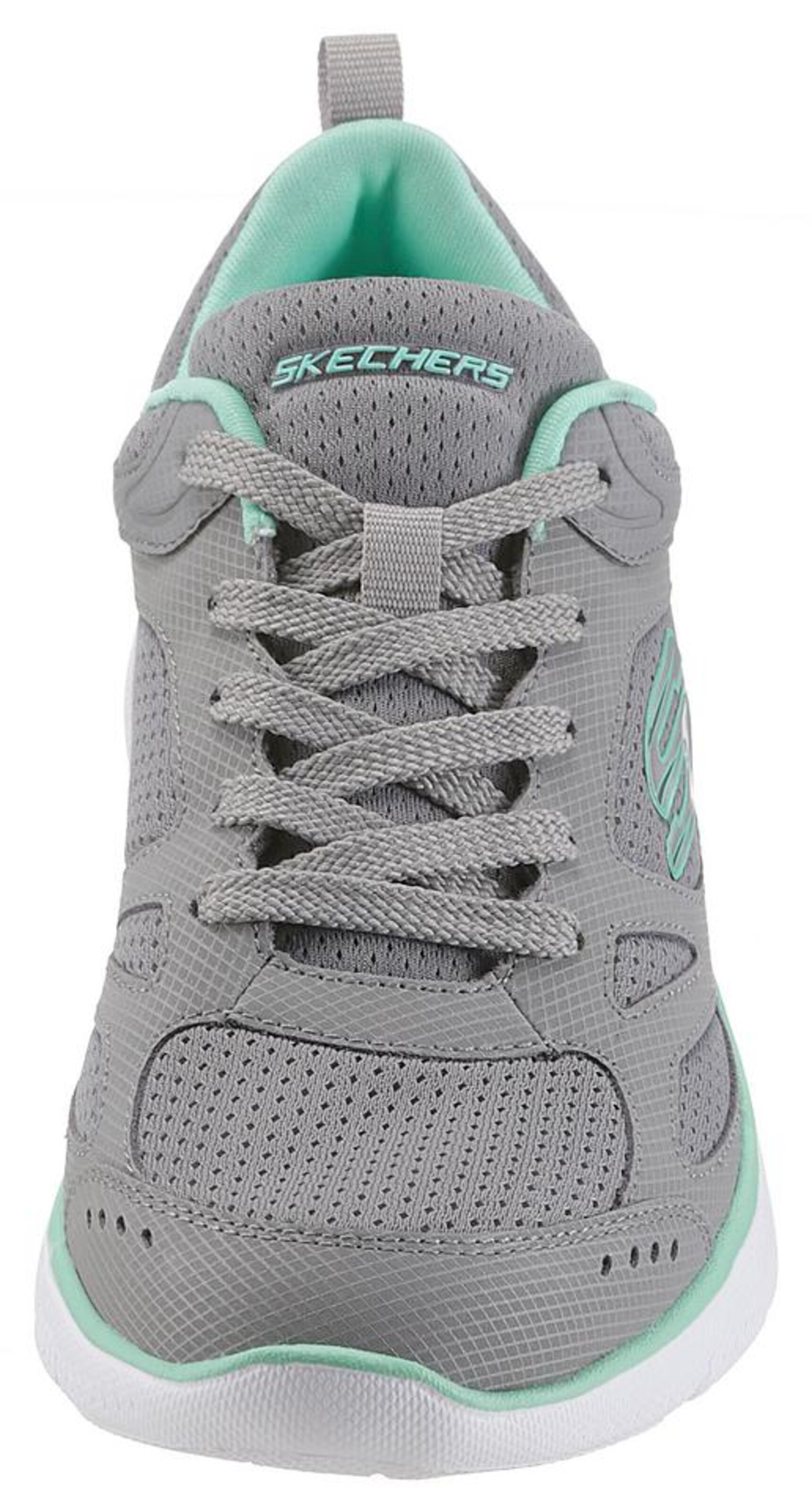 SKECHERS Matalavartiset tennarit 'Summits-Suited' värissä harmaa