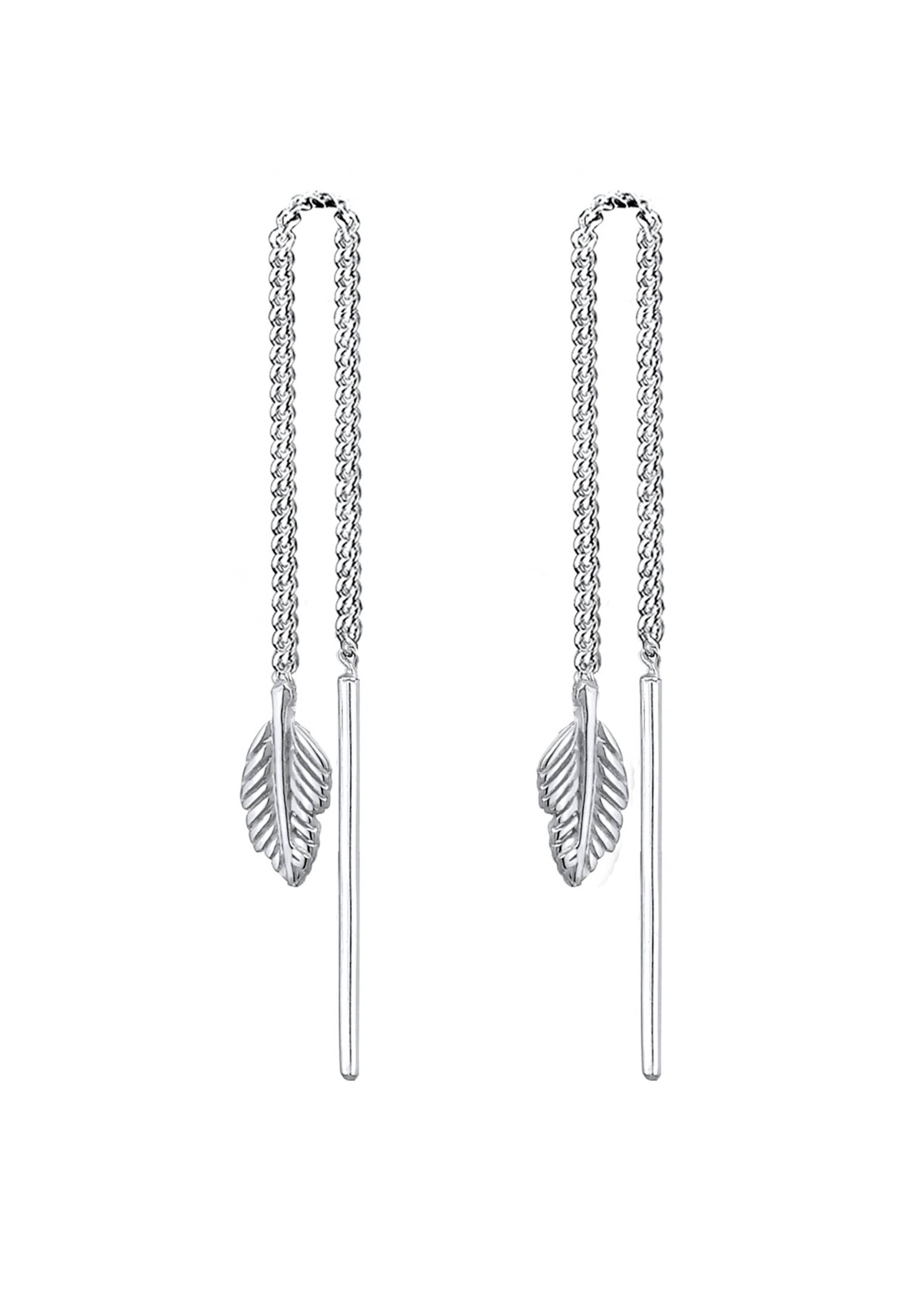 ELLI Oorbellen in Zilver: voorkant