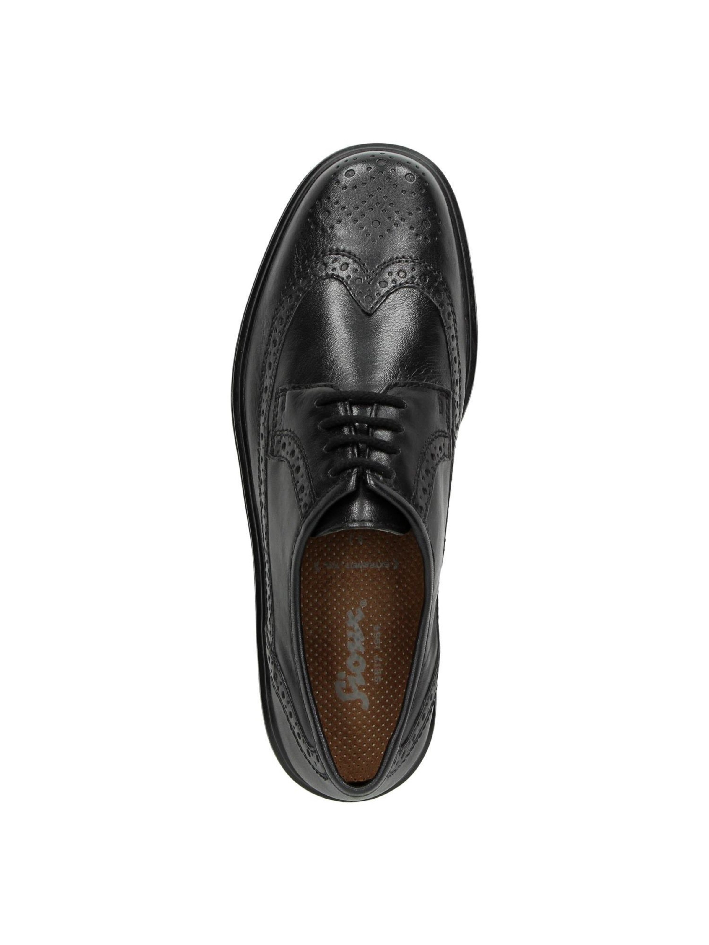 SIOUX Lace-up shoe 'Pacco' in Black