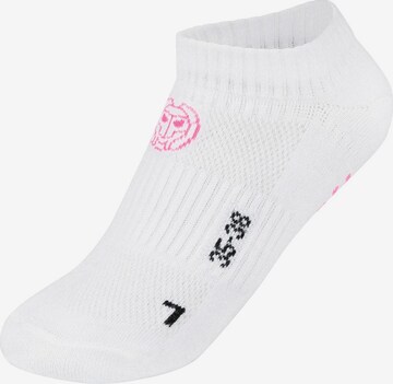 BIDI BADU Athletic Socks in White: front