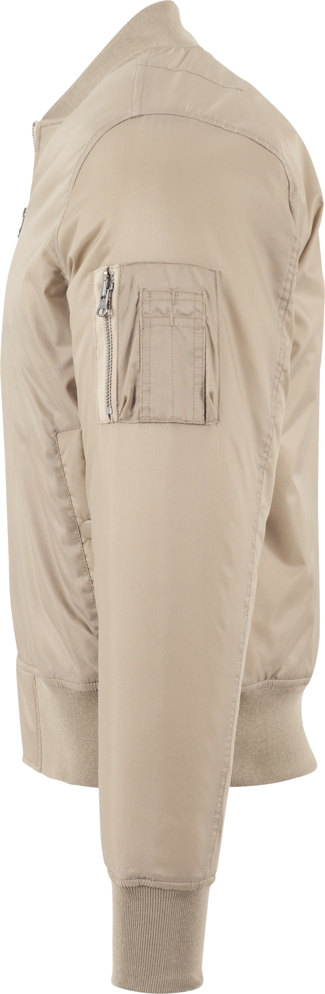 Urban Classics Přechodná bunda ' Basic Bomber Jacket ' – béžová