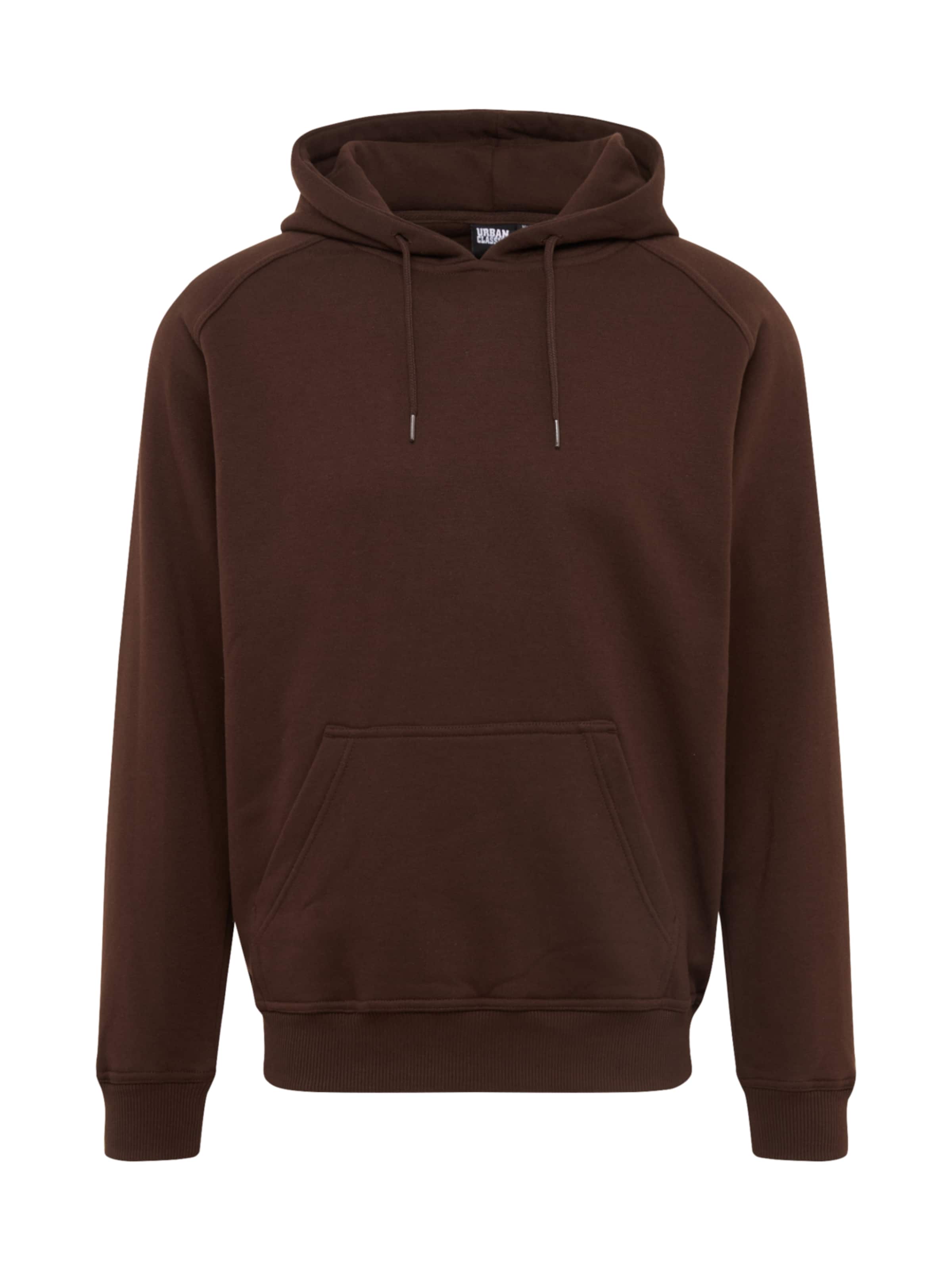 Urban Classics Sweatshirt in Brown: front