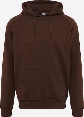 Urban Classics Sweatshirt in Brown: front