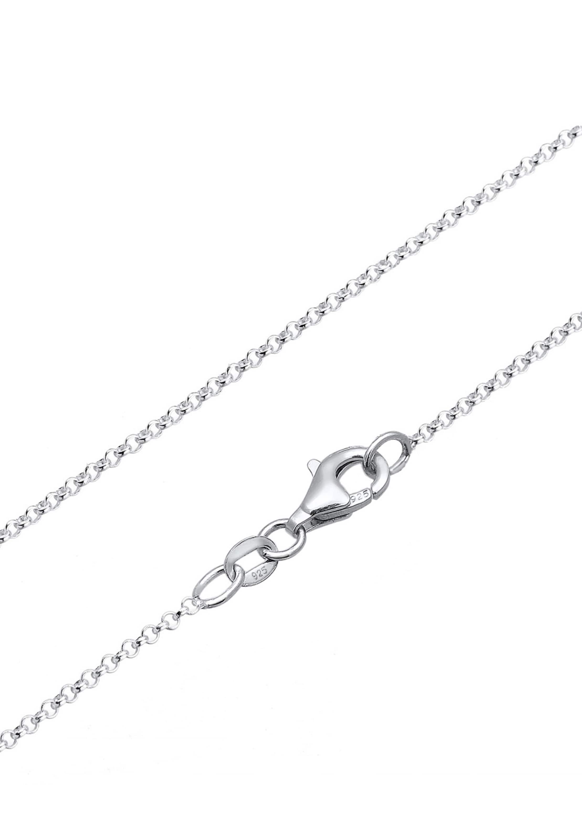 Frauen Schmuck ELLI Halskette 'Halbmond' in Silber - LL64355