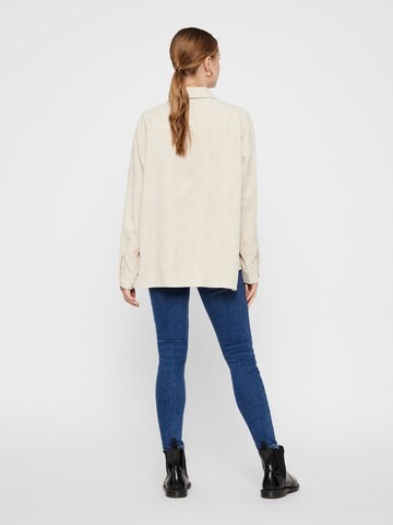 Camicia da donna 'Effi' di PIECES in beige: frontale