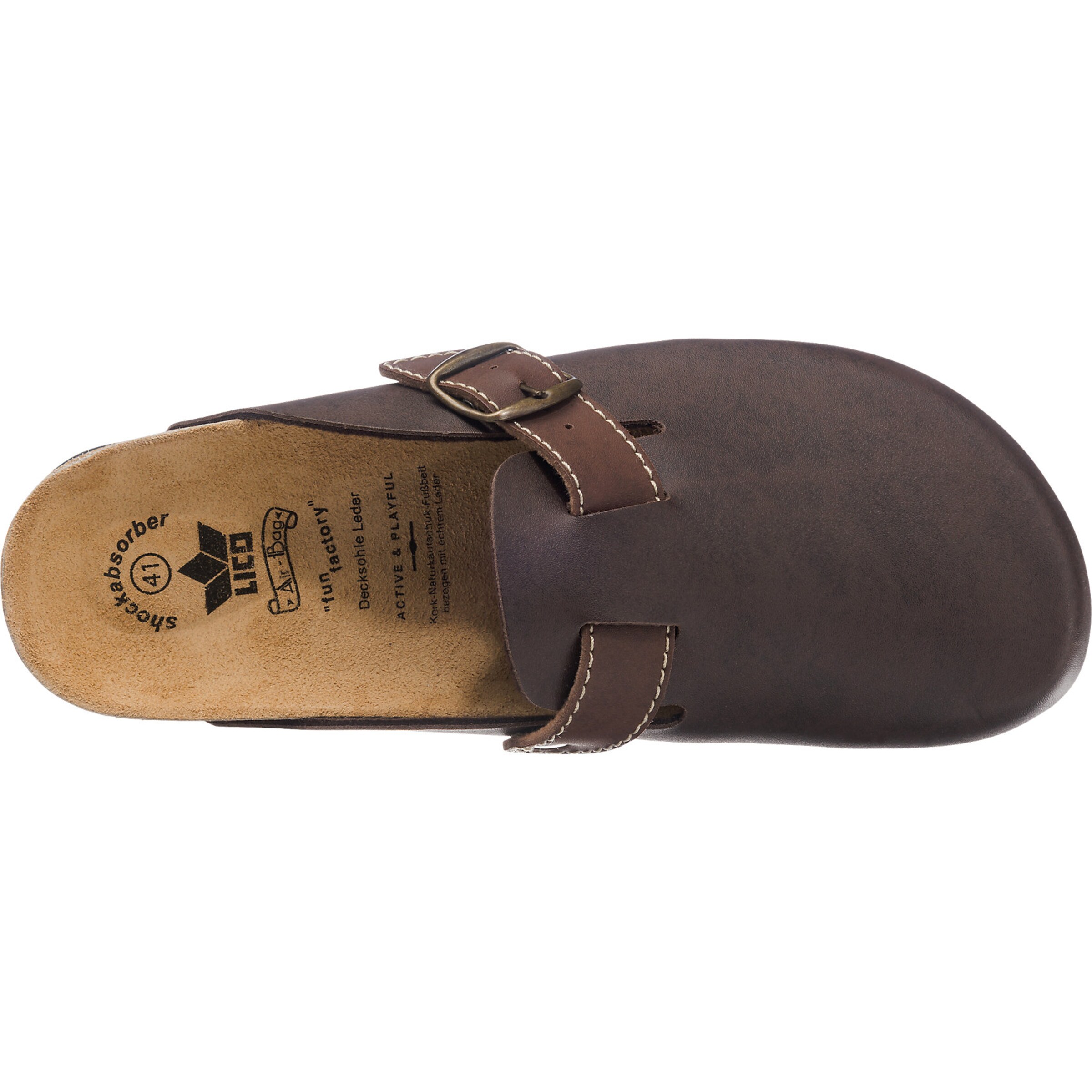 LICO Pantolette in Braun