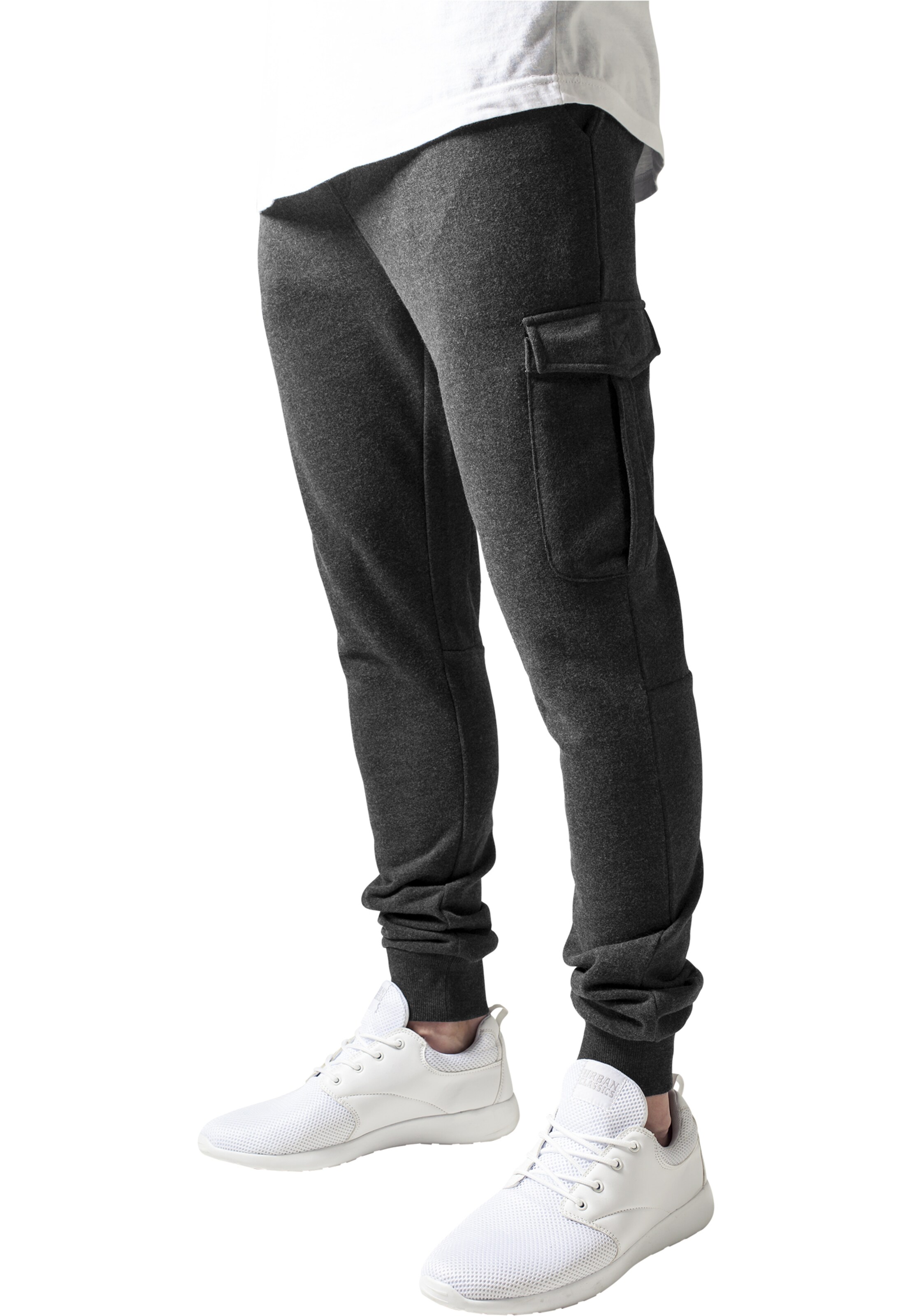 Urban Classics Tapered Cargo nadrágok - szürke
