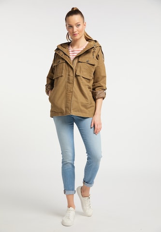 DreiMaster Vintage Between-season jacket in Brown: front