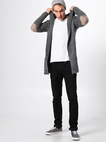 Key Largo Knit Cardigan 'Terence' in Grey