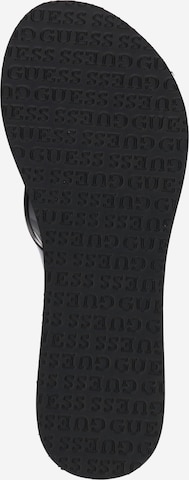 Flip-flops 'Enzy' de la GUESS pe negru: jos